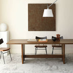 Loren Solid Wood Trestle Dining Table