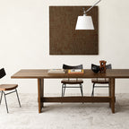 Loren Solid Wood Trestle Dining Table